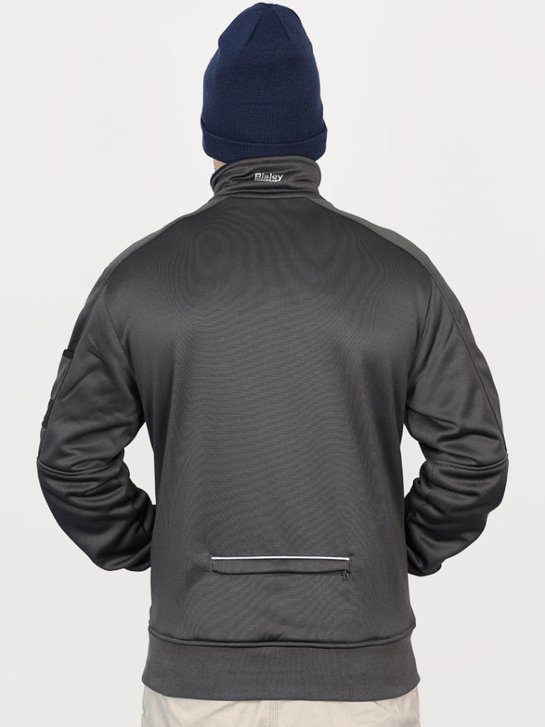 FLEECE 1/4 ZIP PULLOVER WITH SHERPA LINING