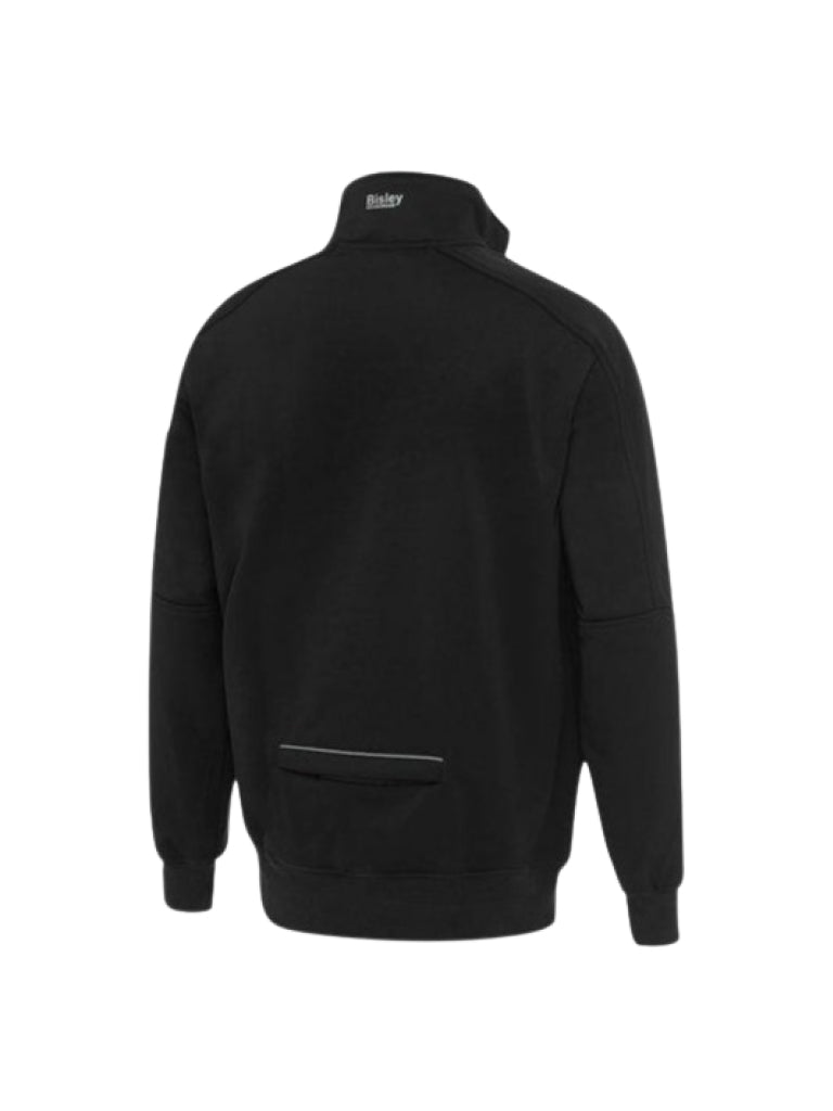 FLEECE 1/4 ZIP PULLOVER WITH SHERPA LINING