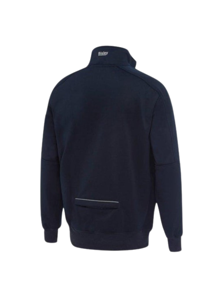 FLEECE 1/4 ZIP PULLOVER WITH SHERPA LINING