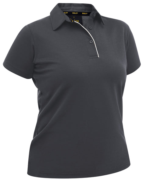 Polo shirts hotsell for women black