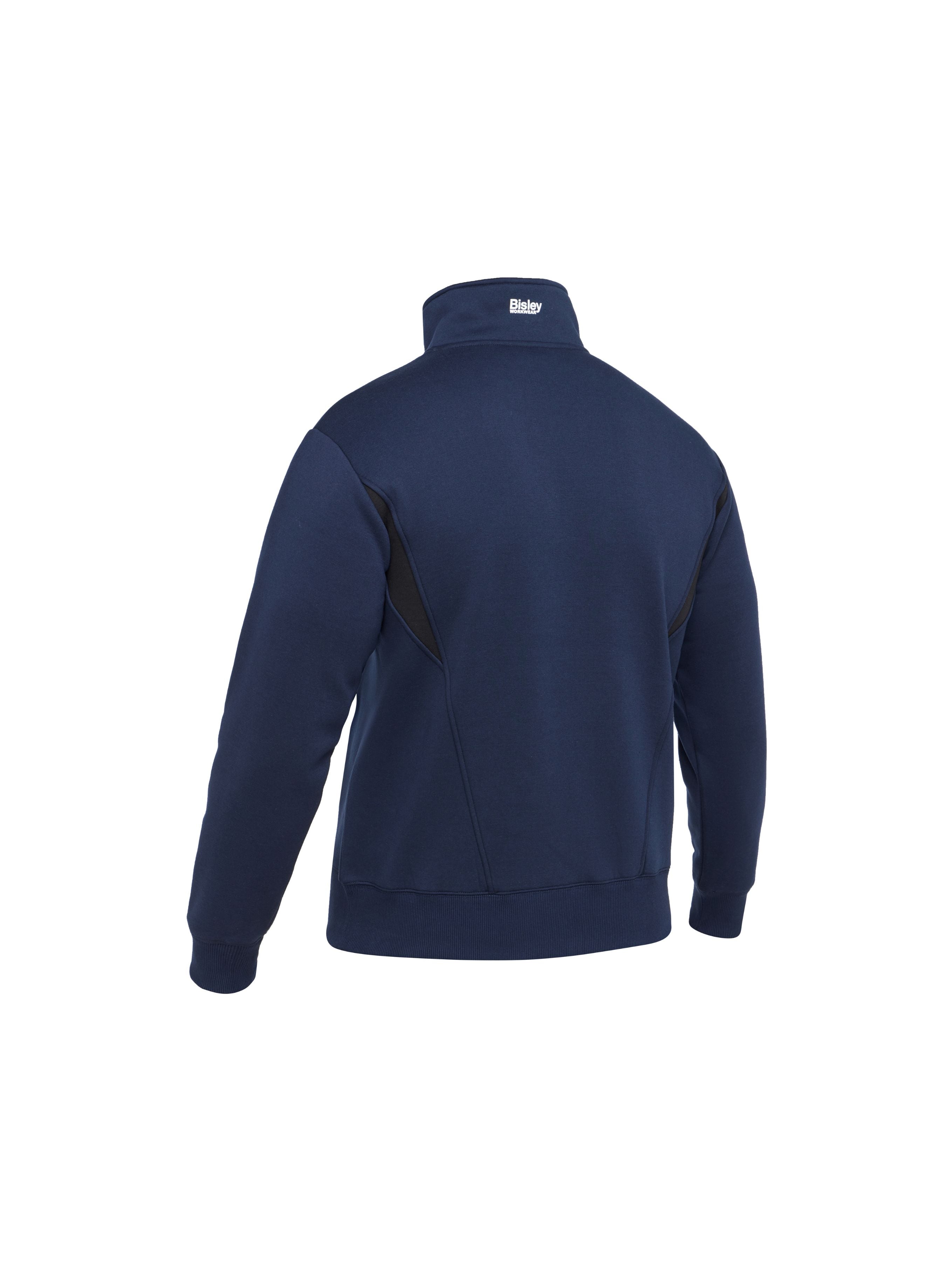 RAWSON TWO-TONE FLEECE 1/4 ZIP SWEATER