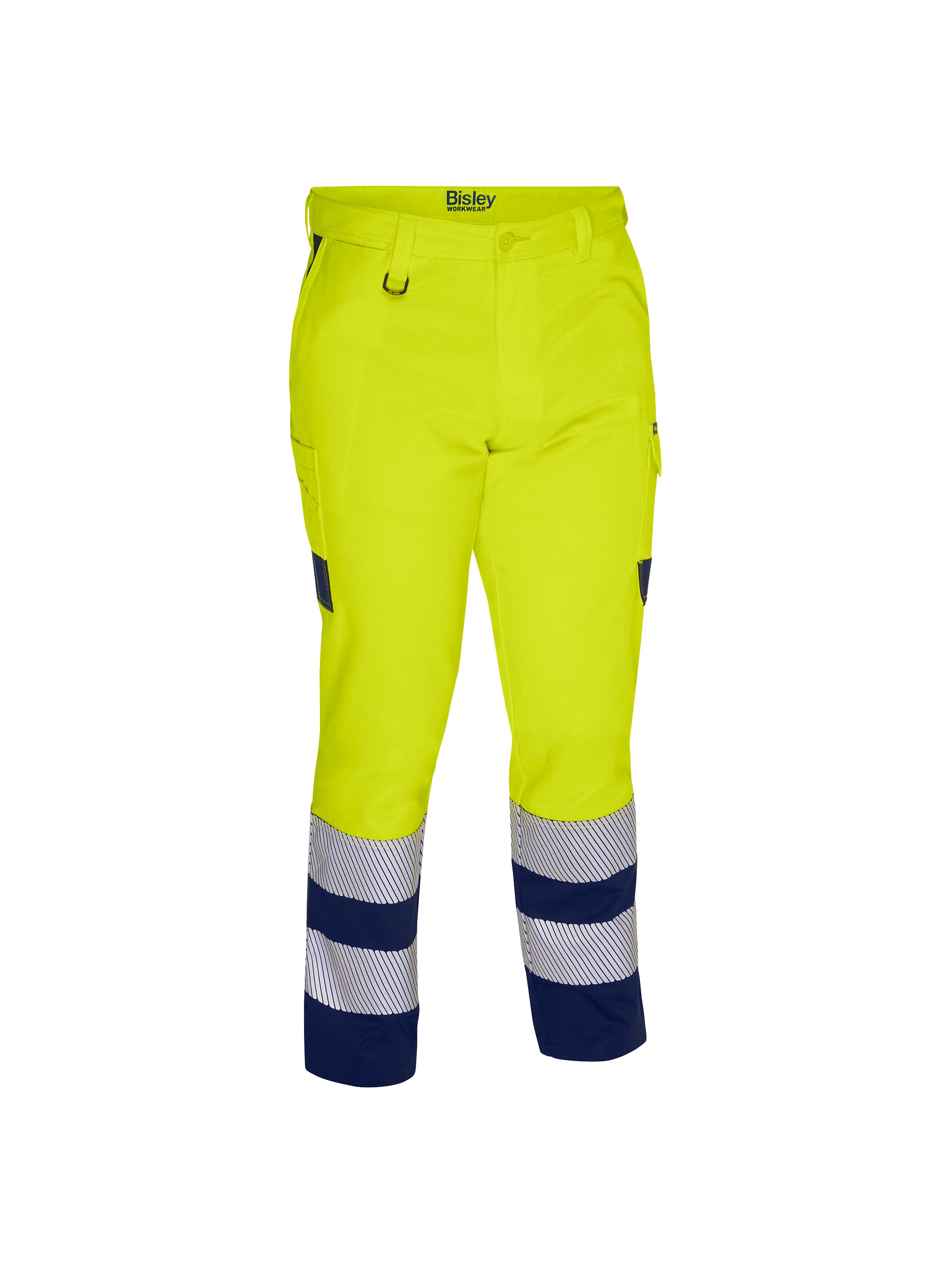 TAPED HI VIS TWO TONE CARGO TROUSERS