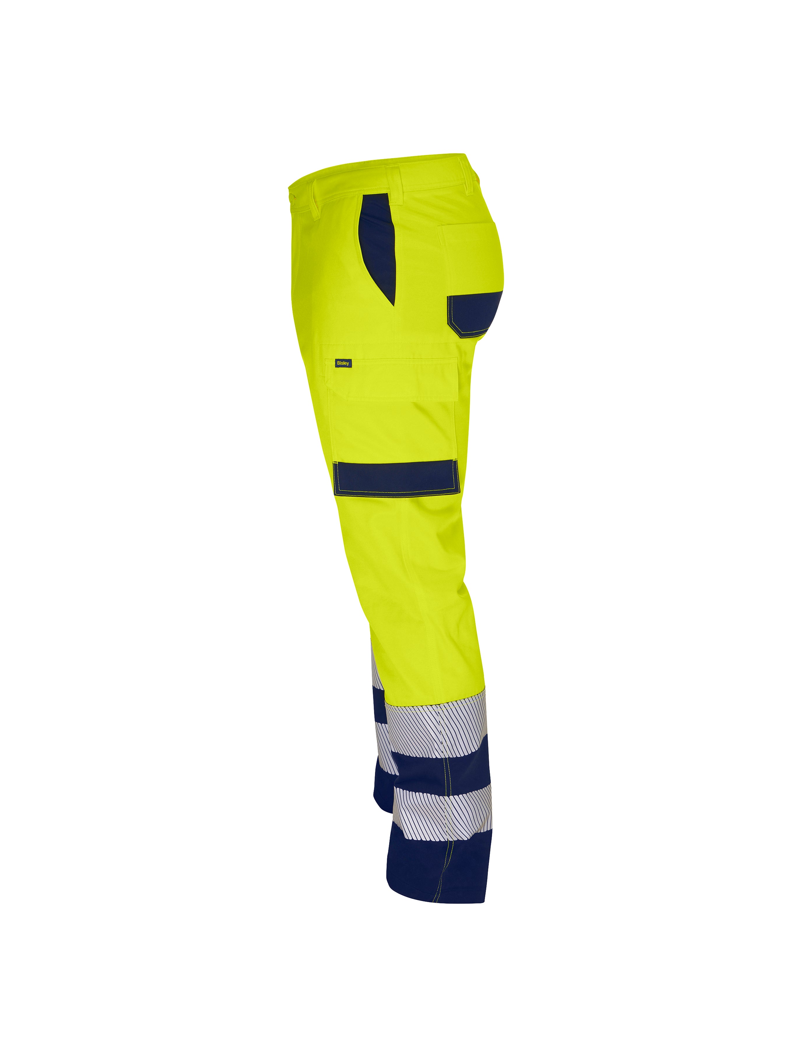 TAPED HI VIS TWO TONE CARGO TROUSERS