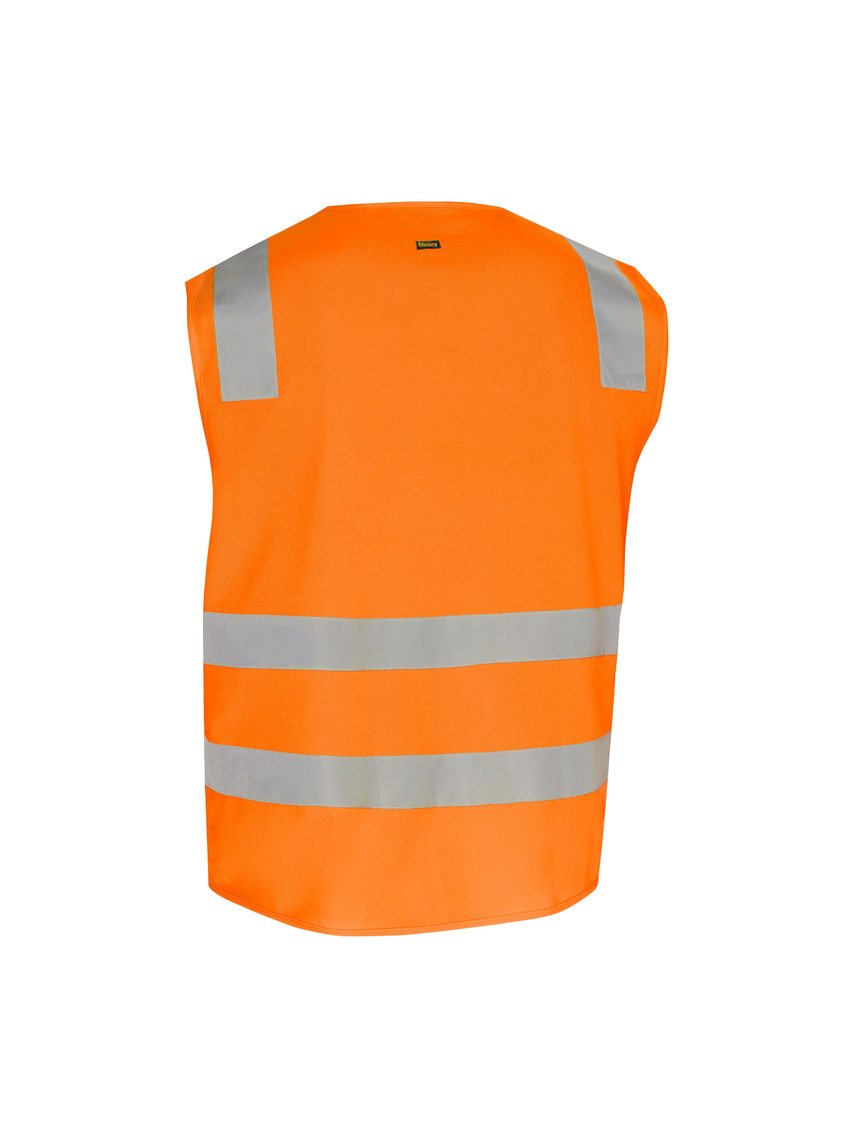 TAPED HI VIS ZIP SAFETY VEST