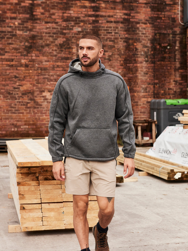 FLX AND MOVE™ MARLE FLEECE HOODIE JUMPER