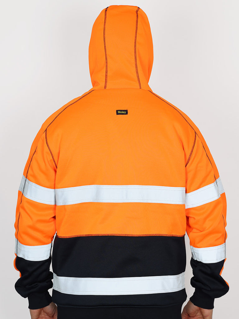 TAPED HI VIS FLEECE HOODIE
