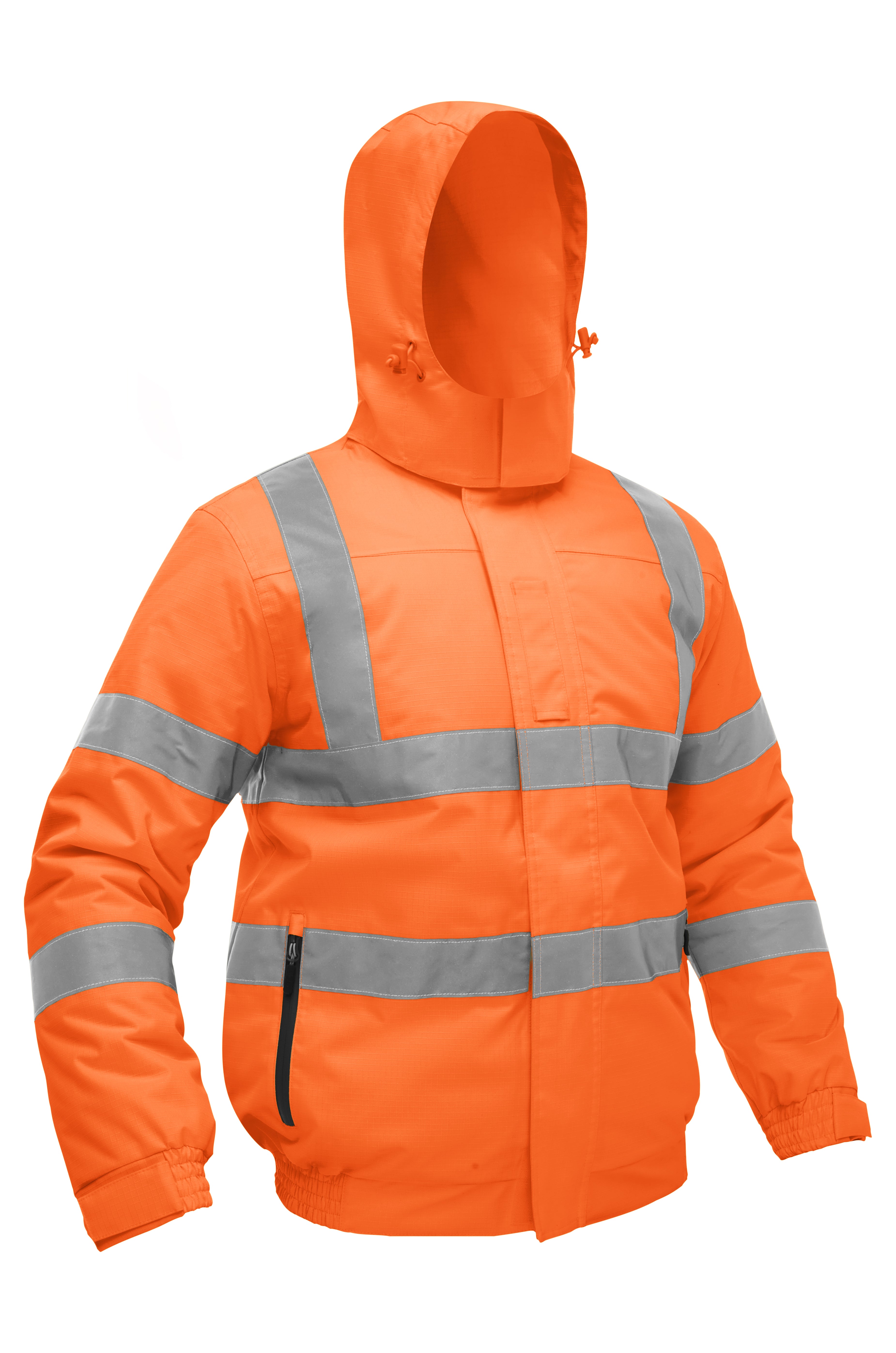 TAPED HI VIS WET WEATHER RIPSTOP BOMBER JACKET