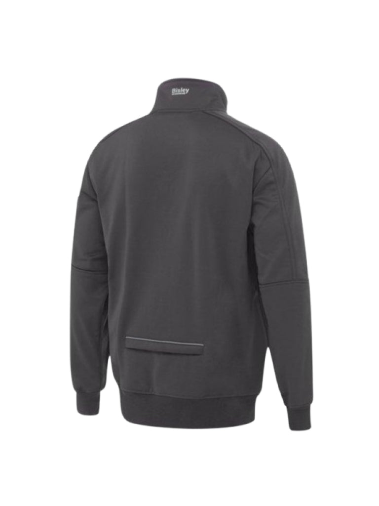 FLEECE 1/4 ZIP PULLOVER WITH SHERPA LINING