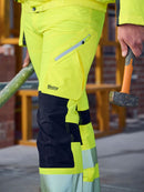 TAPED HI VIS BRADFORD 4 WAY STRETCH CARGO TROUSERS