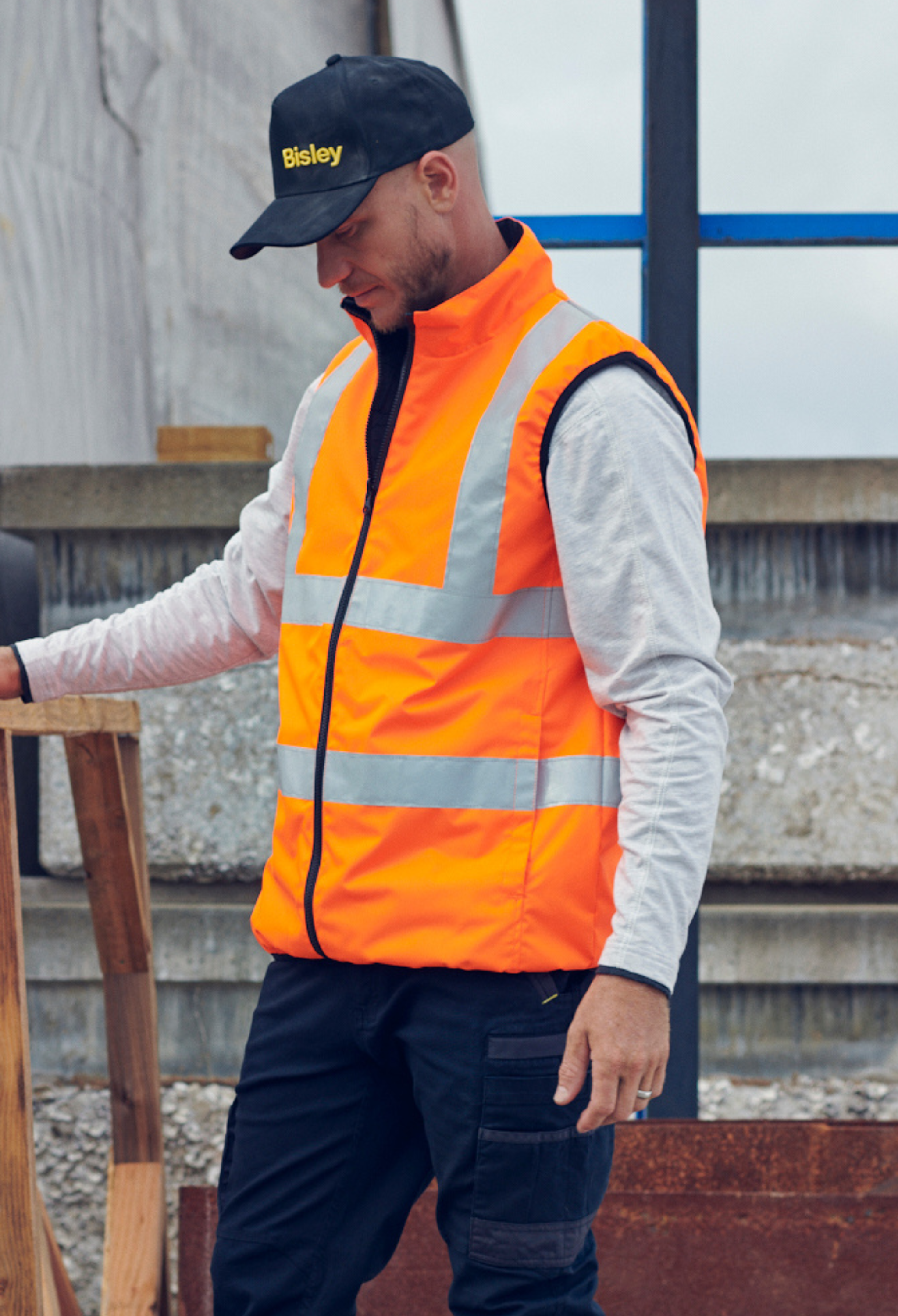 Hi vis 2025 puffer vest