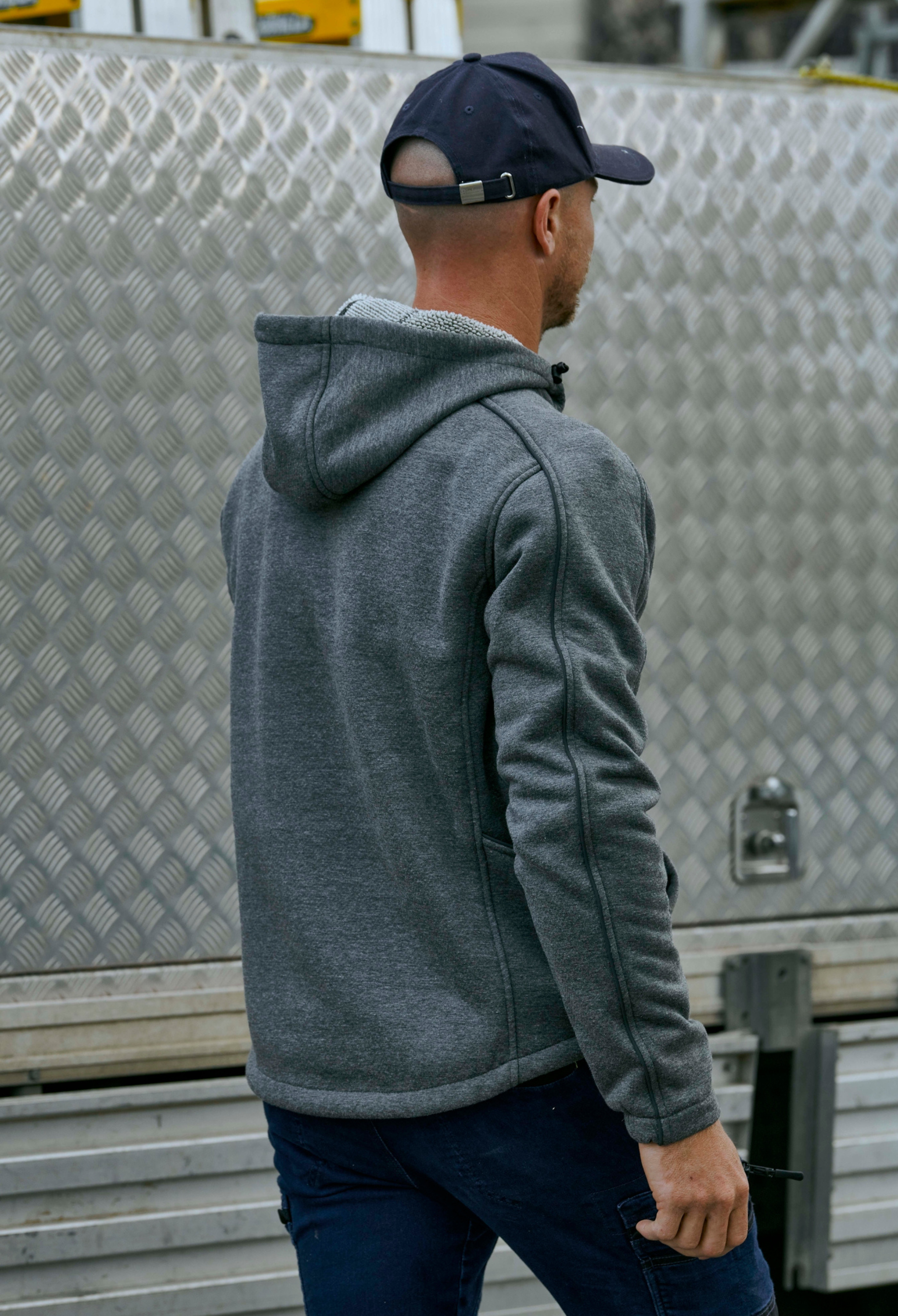 FLX AND MOVE™ MARLE FLEECE HOODIE JUMPER