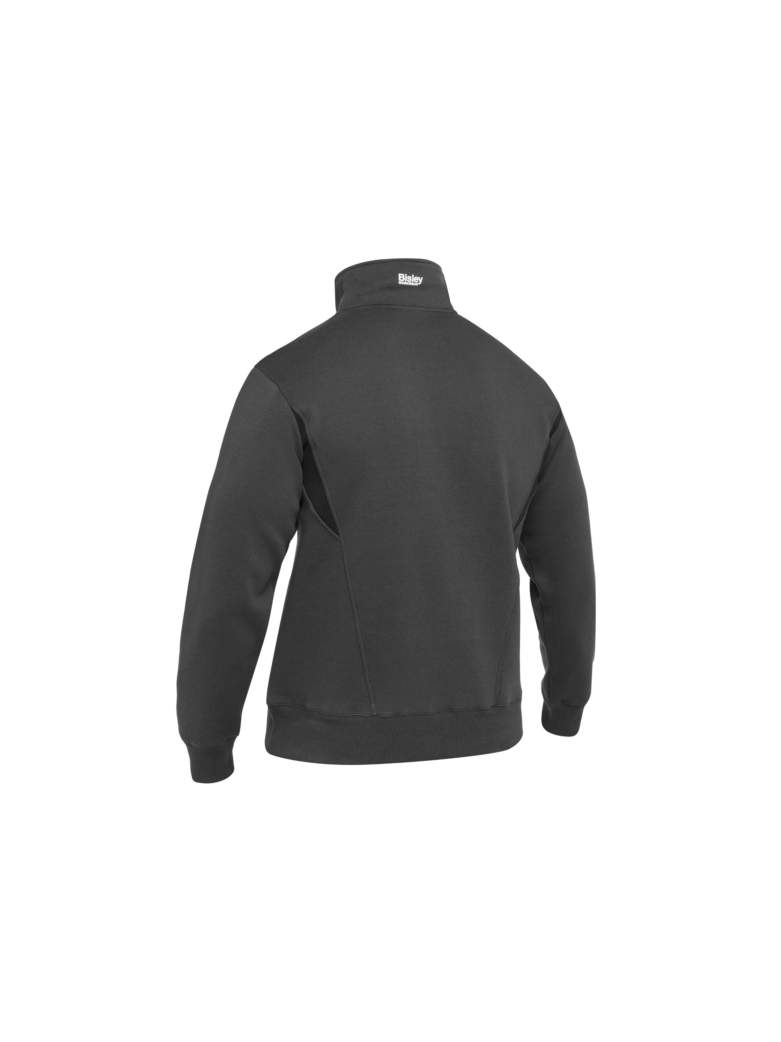RAWSON TWO-TONE FLEECE 1/4 ZIP SWEATER