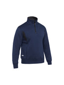 RAWSON TWO-TONE FLEECE 1/4 ZIP SWEATER