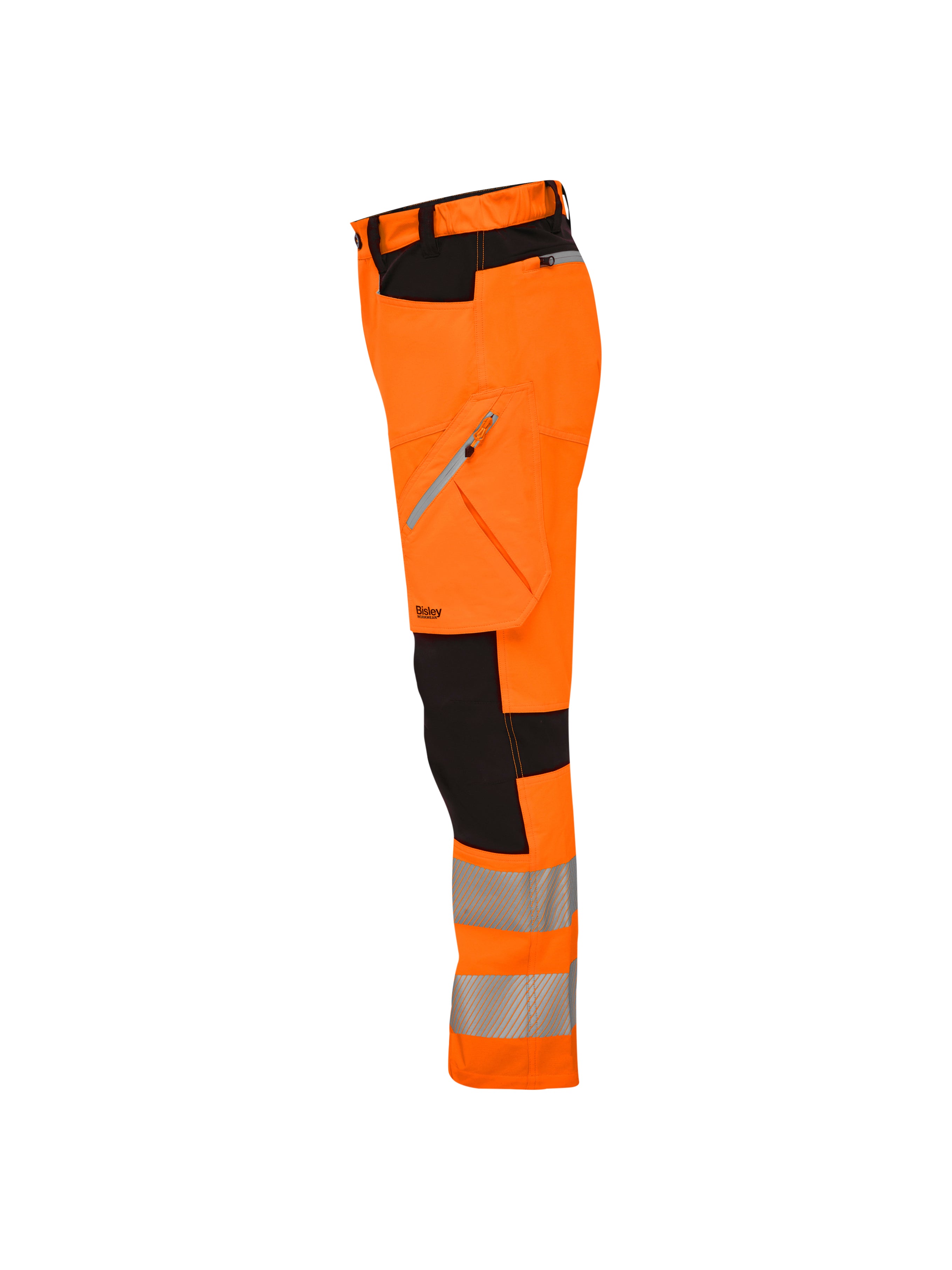 TAPED HI VIS BRADFORD 4 WAY STRETCH CARGO TROUSERS