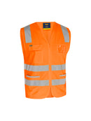 TAPED HI VIS ZIP SAFETY VEST