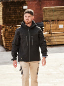 FLX & MOVE™ HOODED SOFT SHELL JACKET