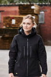 WOMEN’S FLX & MOVE™ HOODED SOFT SHELL JACKET