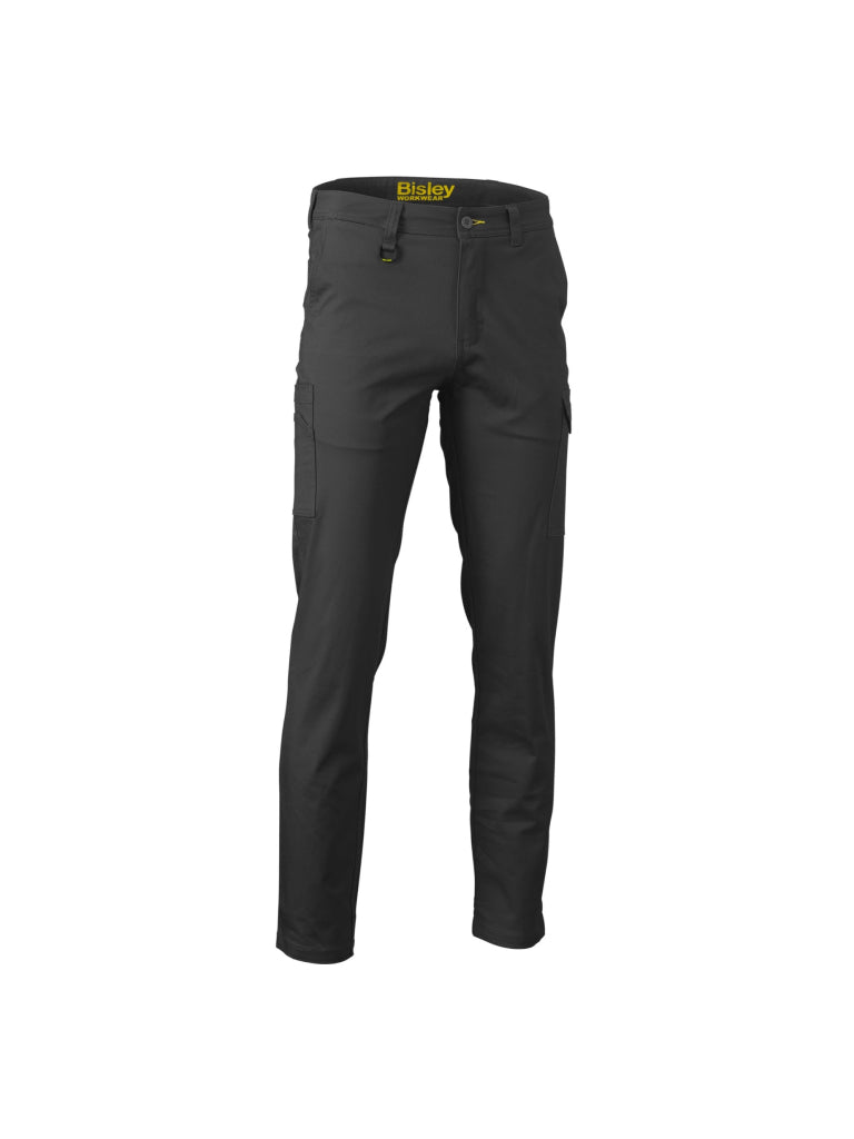 STRETCH COTTON DRILL CARGO TROUSERS