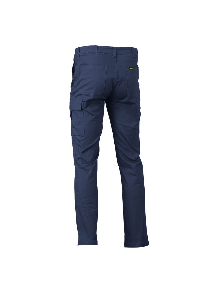 STRETCH COTTON DRILL CARGO TROUSERS