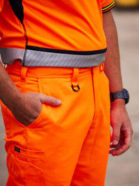 TAPED BIOMOTION HI VIS CARGO TROUSER