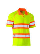 TAPED DOUBLE HI VIS MESH POLO