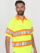 TAPED DOUBLE HI VIS MESH POLO