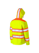 TAPED DOUBLE HI VIS SOFT SHELL JACKET