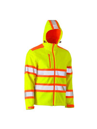 TAPED DOUBLE HI VIS SOFT SHELL JACKET