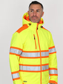 TAPED DOUBLE HI VIS SOFT SHELL JACKET