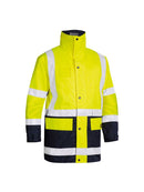 TAPED HI VIS 5-IN-1 RAIN JACKET