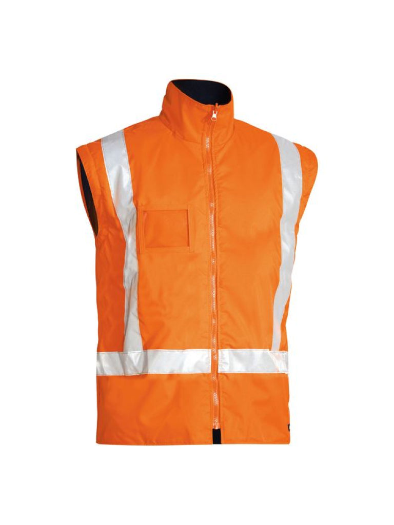 TAPED HI VIS 5-IN-1 RAIN JACKET