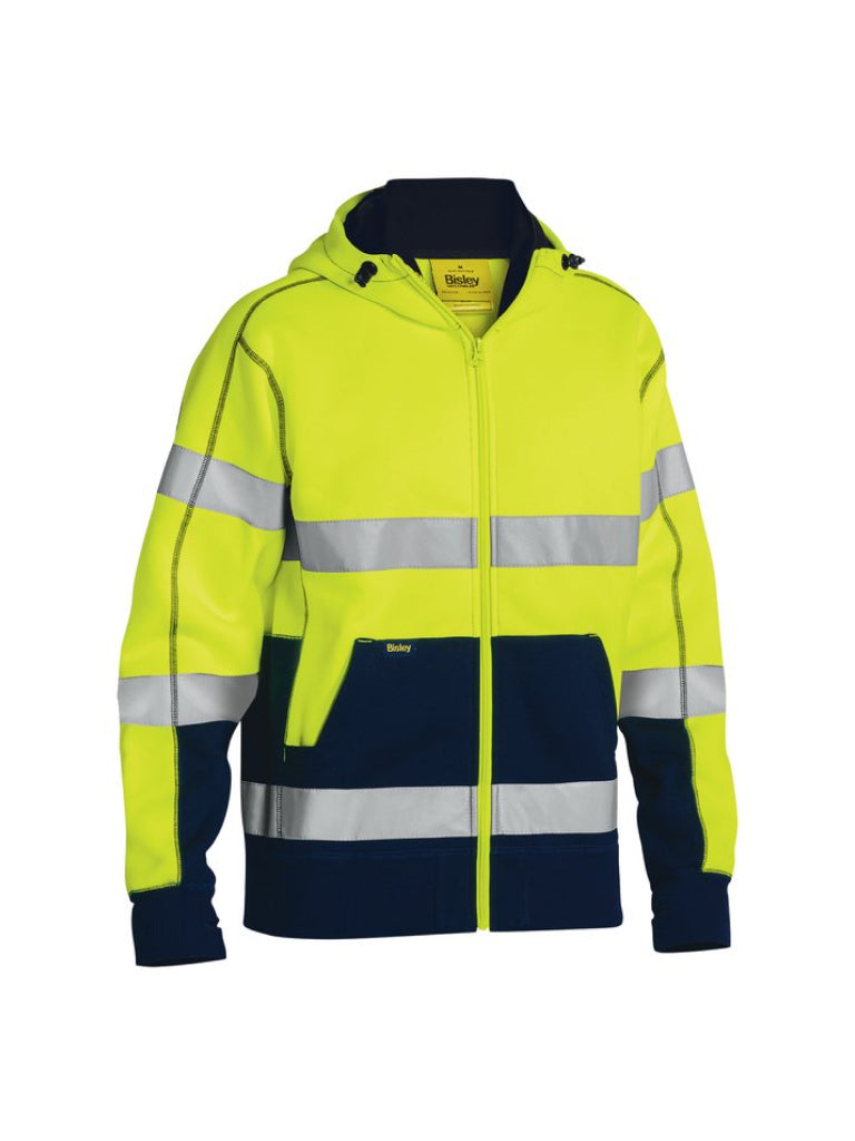 TAPED HI VIS FLEECE HOODIE