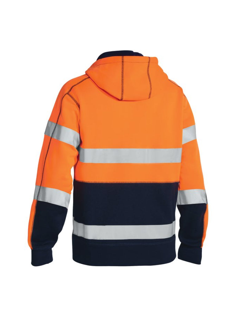 TAPED HI VIS FLEECE HOODIE