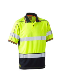 TAPED HI VIS POLYESTER MESH POLO