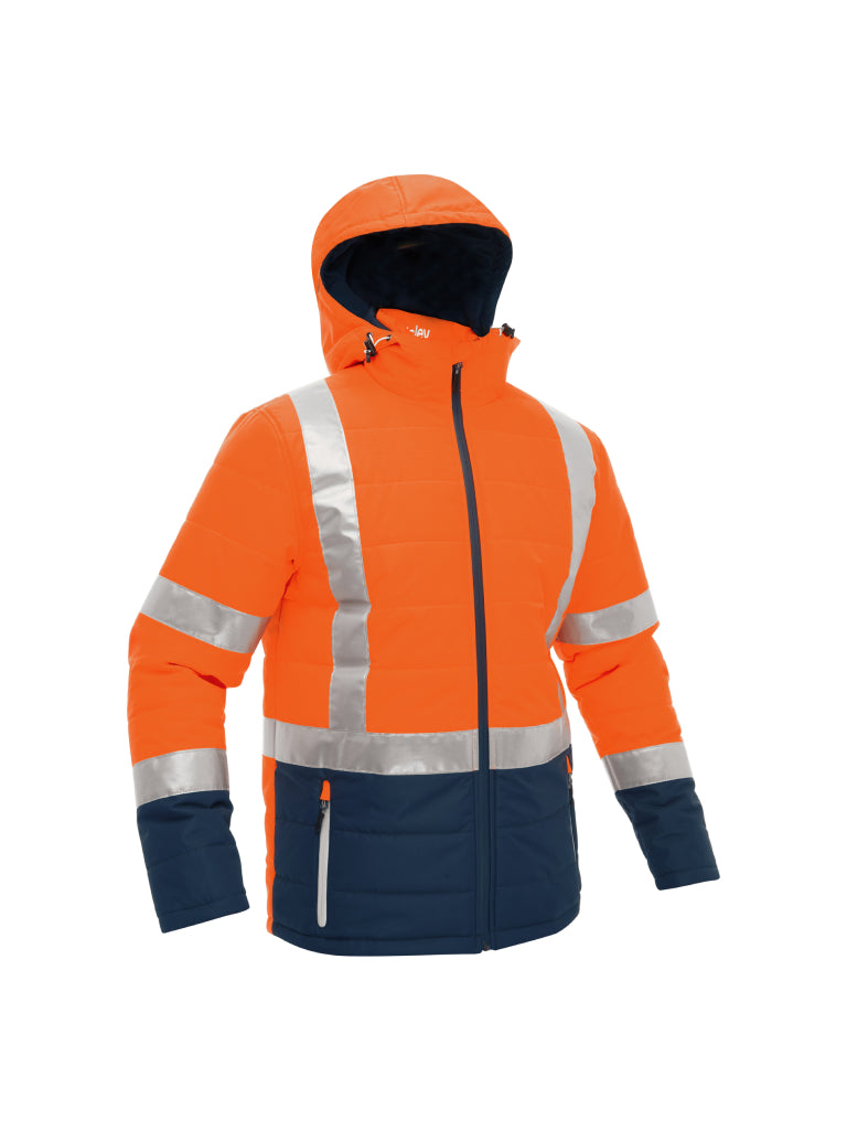 TAPED HI VIS PUFFER JACKET