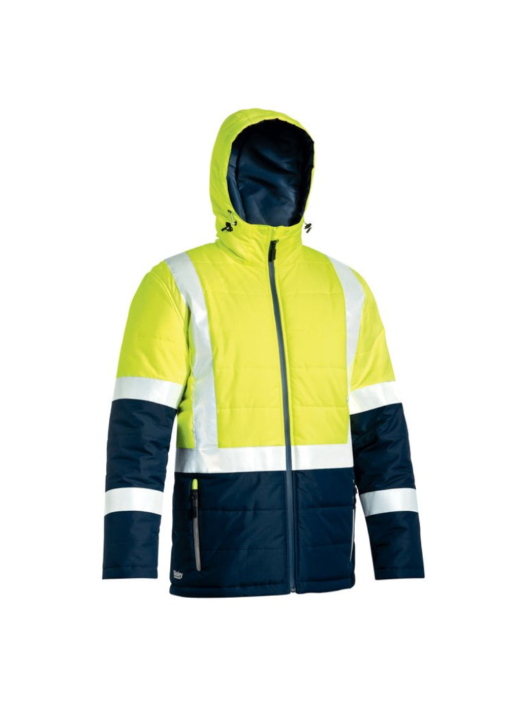 TAPED HI VIS PUFFER JACKET