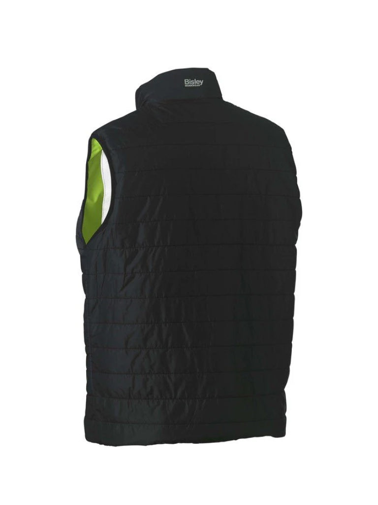 TAPED HI VIS REVERSIBLE PUFFER VEST