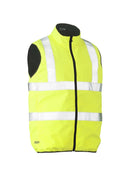 TAPED HI VIS REVERSIBLE PUFFER VEST