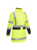 WOMENS TAPED HI VIS SHELL JACKET