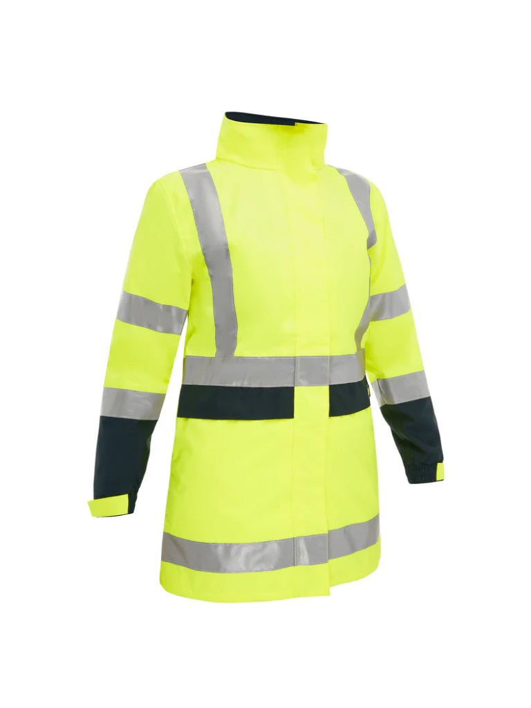 WOMENS TAPED HI VIS SHELL JACKET