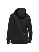 WOMEN'S FLEECE ZIP FRONT HOODIE WITH SHERPA LINING