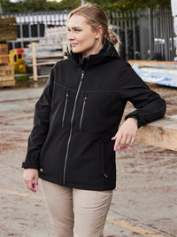WOMEN’S FLX & MOVE™ HOODED SOFT SHELL JACKET