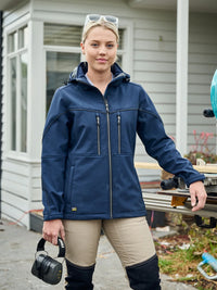 WOMEN’S FLX & MOVE™ HOODED SOFT SHELL JACKET