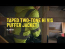 TAPED HI VIS PUFFER JACKET