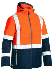 Taped Hi Vis Puffer Jacket Bisley Workwear UK