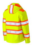 TAPED DOUBLE HI VIS SOFT SHELL JACKET