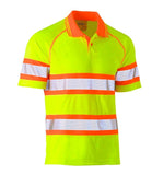 TAPED DOUBLE HI VIS MESH POLO