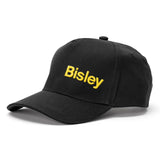 Bisley Workwear UK Black Cotton Cap with Metal Clip Fastener